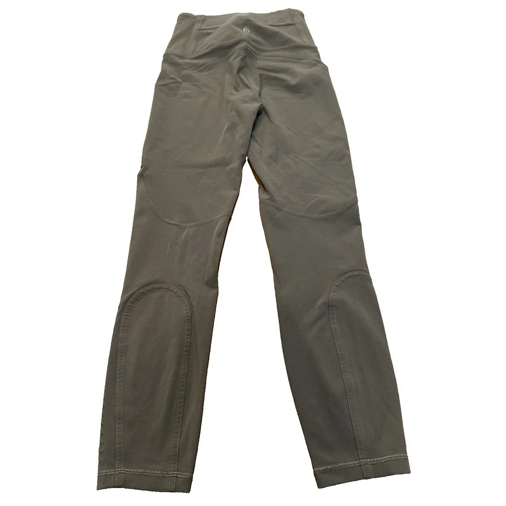 Lululemon In Movement Tight Frosted Pine Green High Rise Leggings Size 4‎